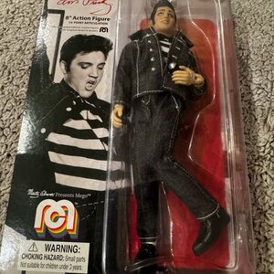 Elvis Presley Action Figure in Black and White Outfit